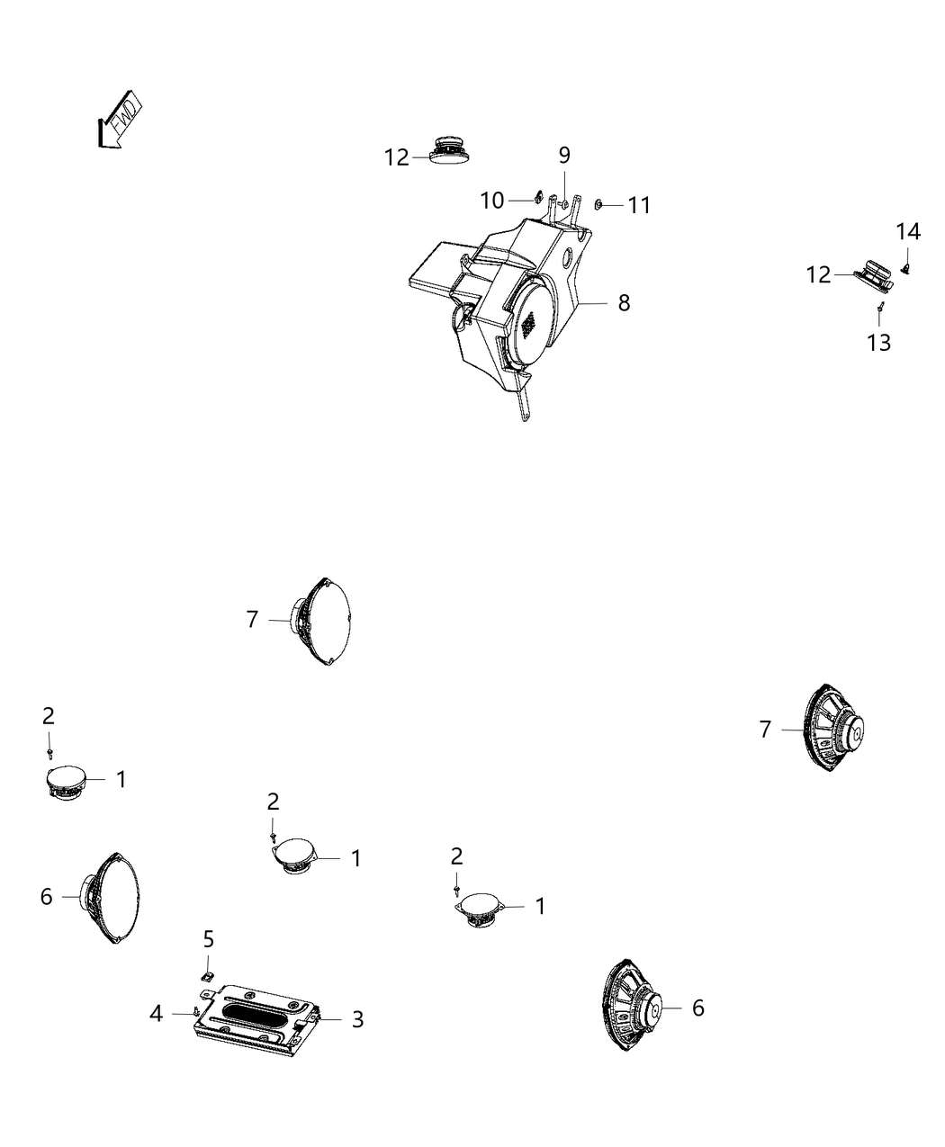 Mopar 5091155AE Amplifier