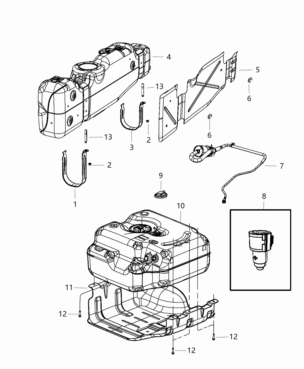 Mopar 5146467AA Tube Fuel Vapor