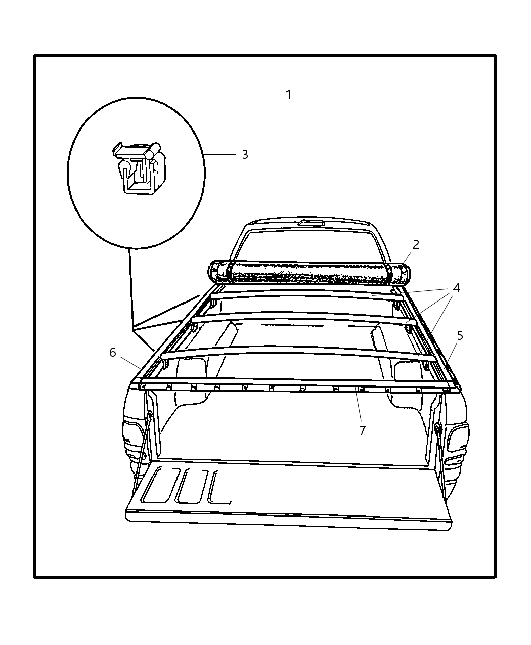 Mopar 5161947AA Cover Assembly Tonneau
