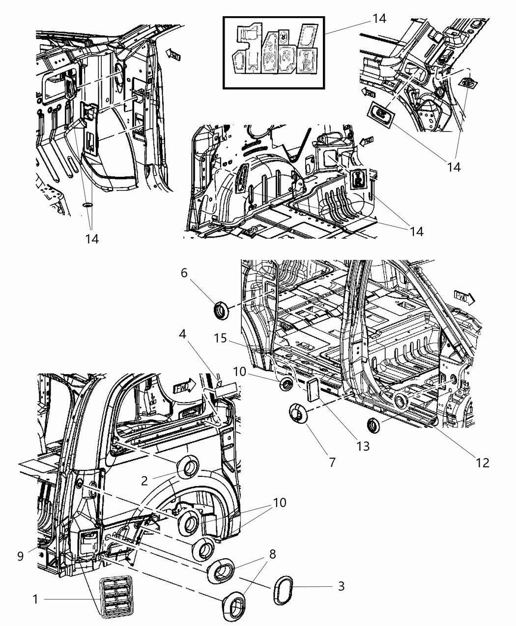 Mopar 68139820AA Patch Mastic