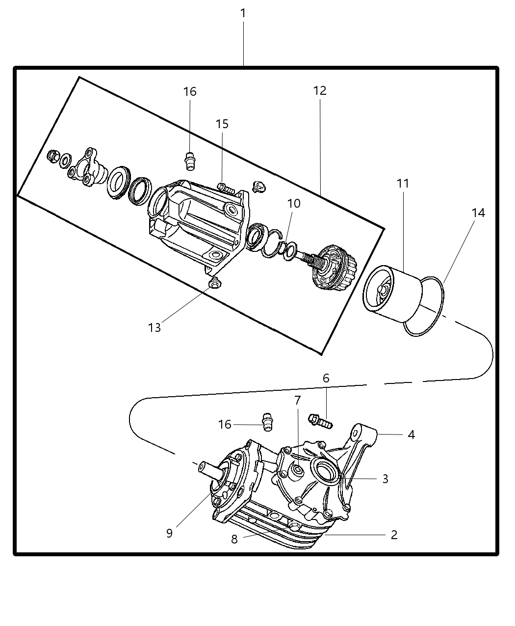Mopar 4641969AG Differential Rear Axle