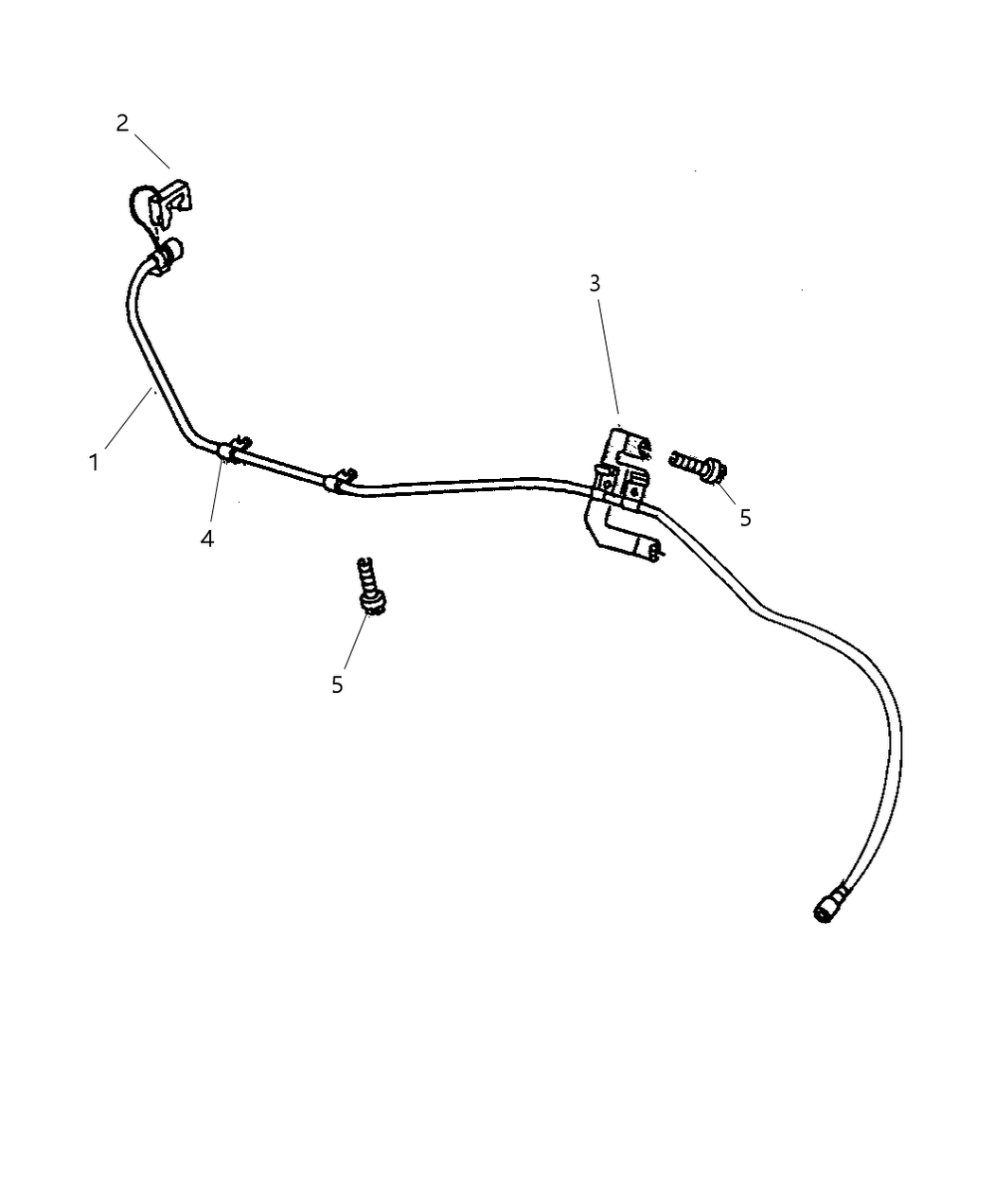 Mopar 52127657AB Tube Fuel Delivery