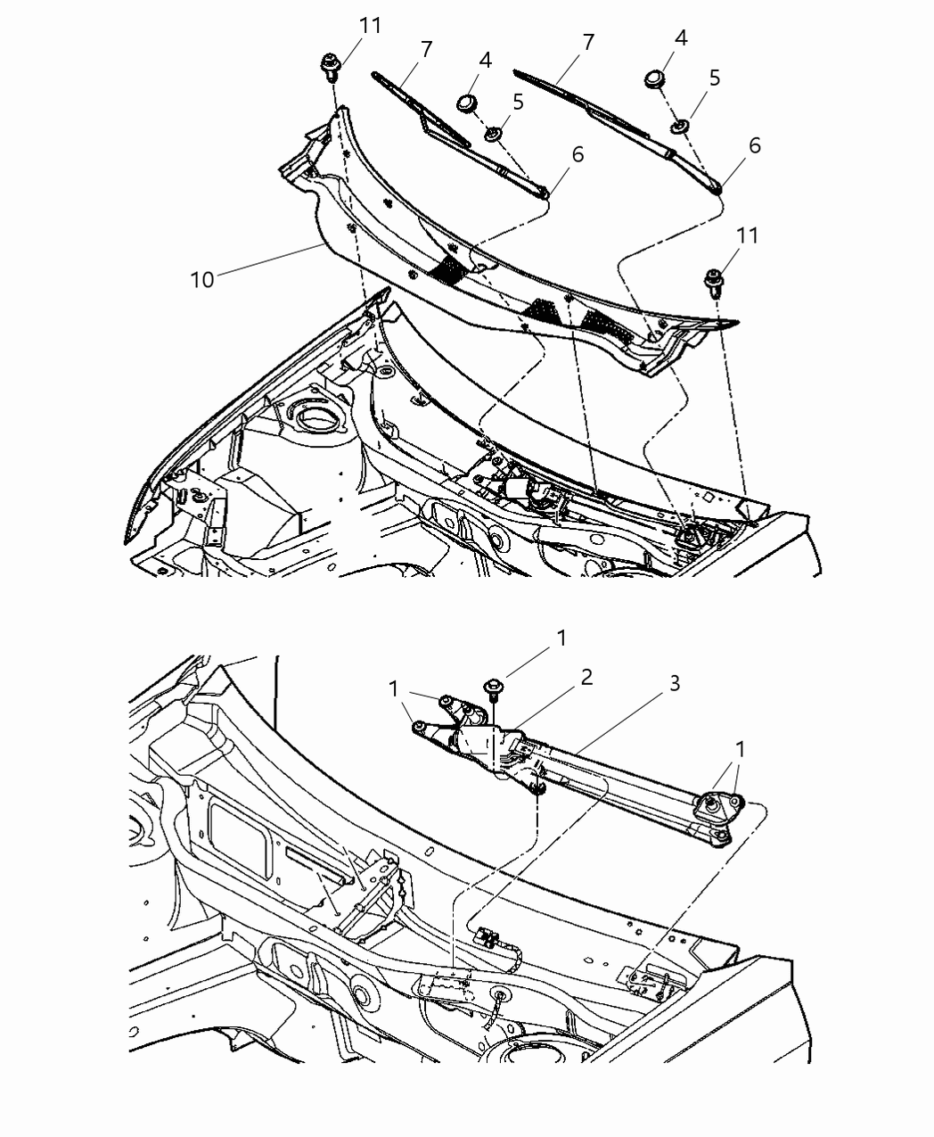 Mopar 4894288AC Hose Liftgate Washer