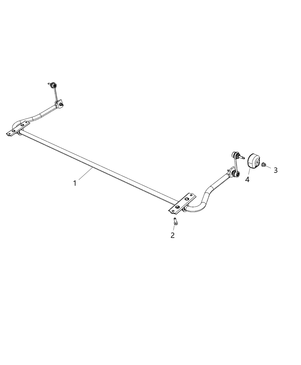 Mopar 68415220AA Stabilizer Bar Rear Suspension
