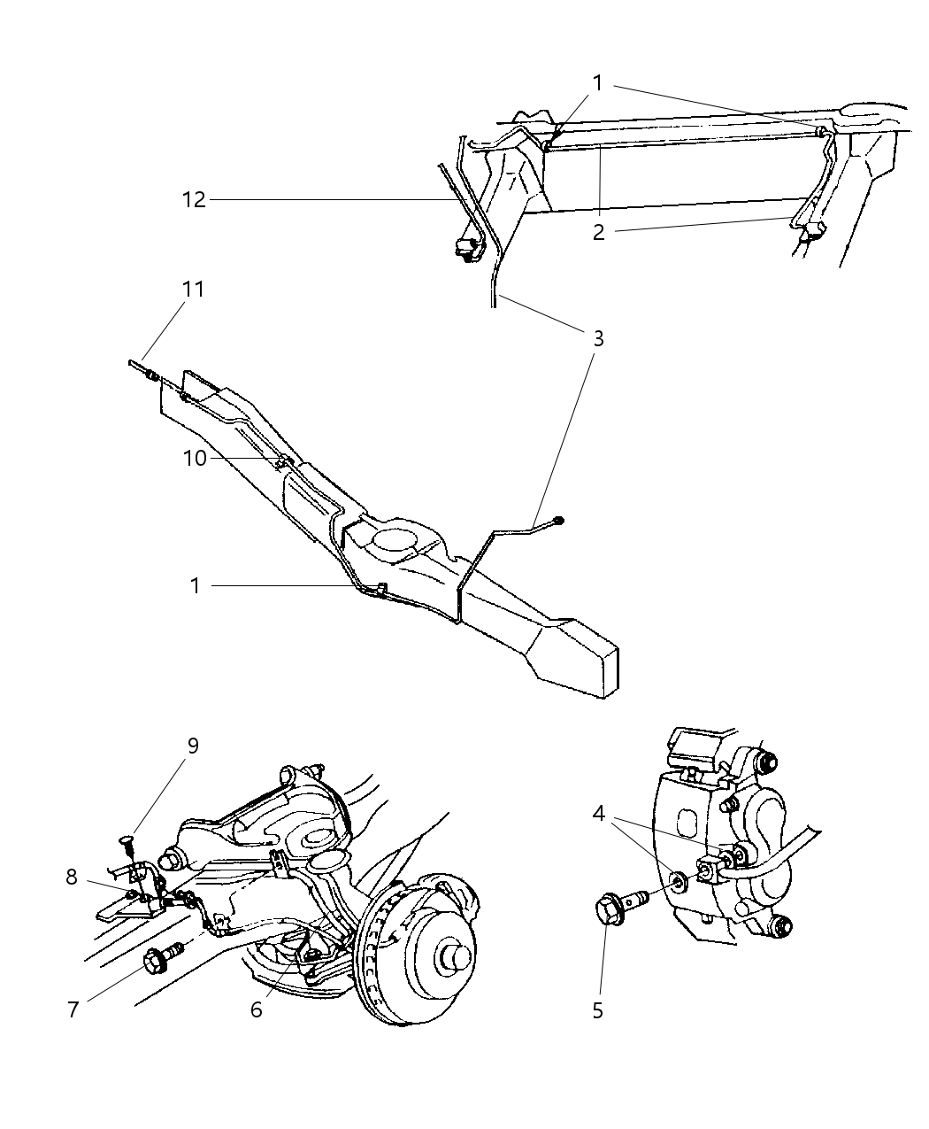 Mopar V1129450AA Hose Brake