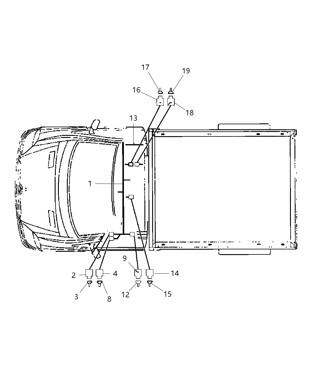 Mopar 68016740AA Cover Fuseblock