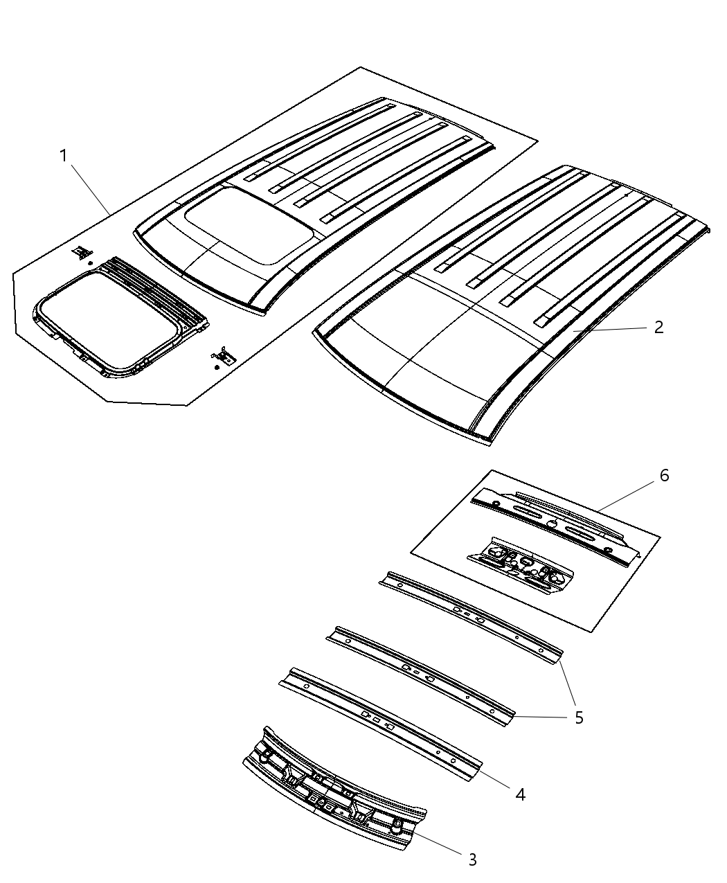 Mopar 68083203AA Seal Header Foam
