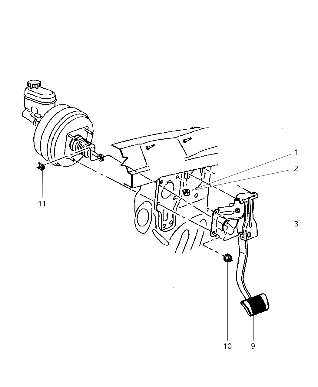 Mopar 5073041AA Motor Adjustable Brake And Accelerator Pedal