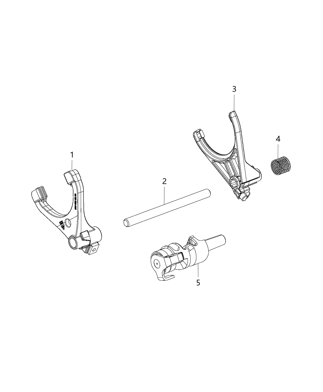 Mopar 68403032AA Fork Fork - Shift