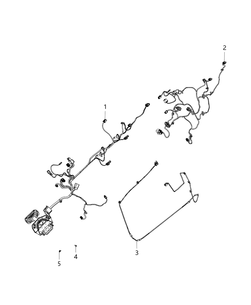 Mopar 68263836AB Wiring Front Door