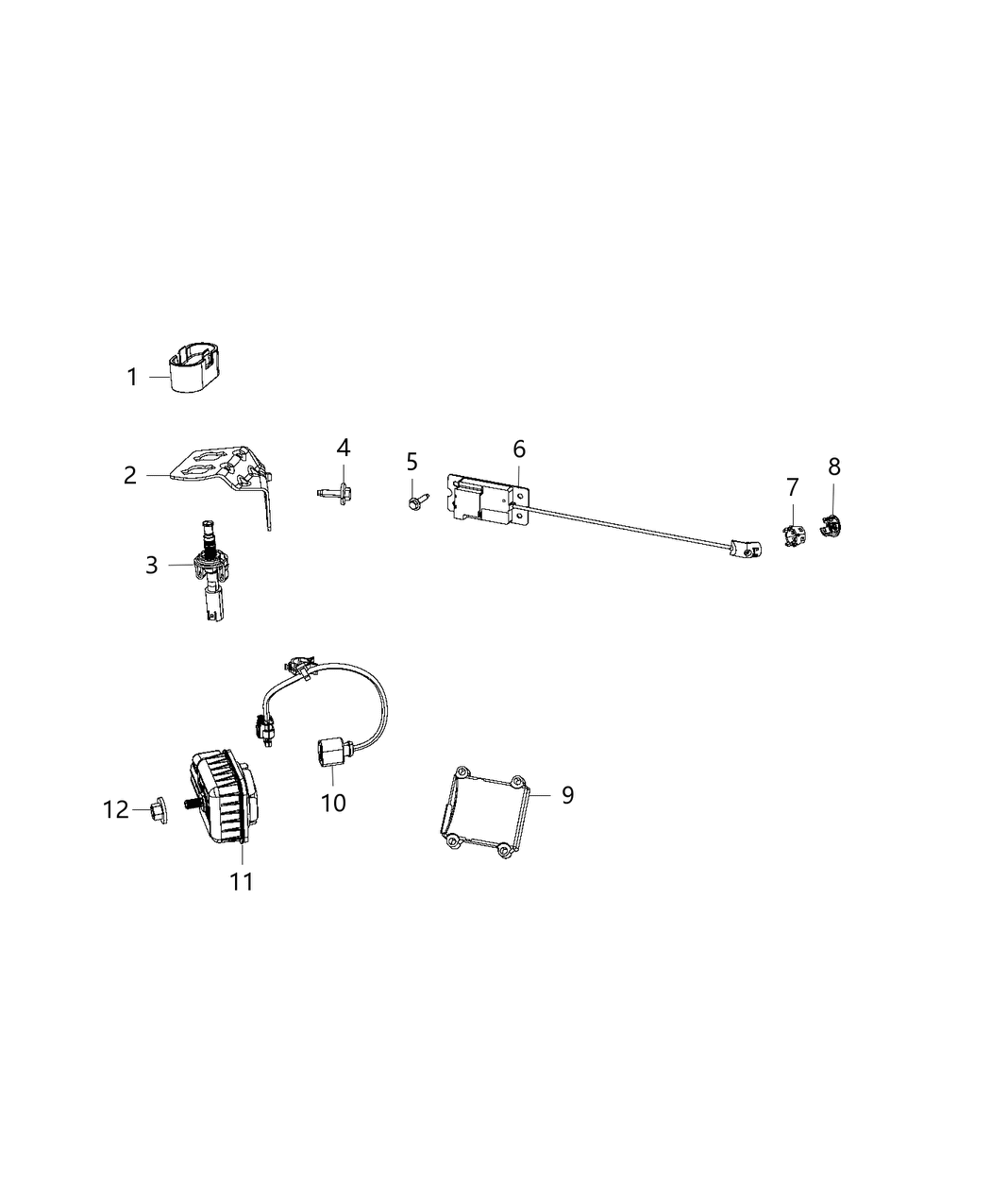 Mopar 68299183AA Plate Striker
