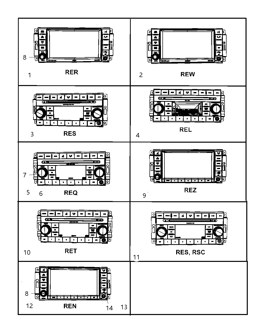 Mopar 68020392AA Cover Radio