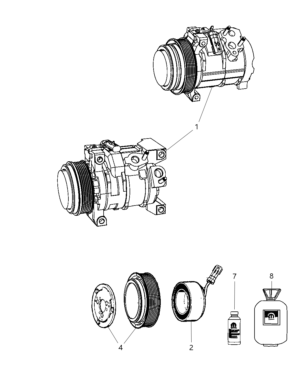 Mopar 68031615AA Clutch Kit