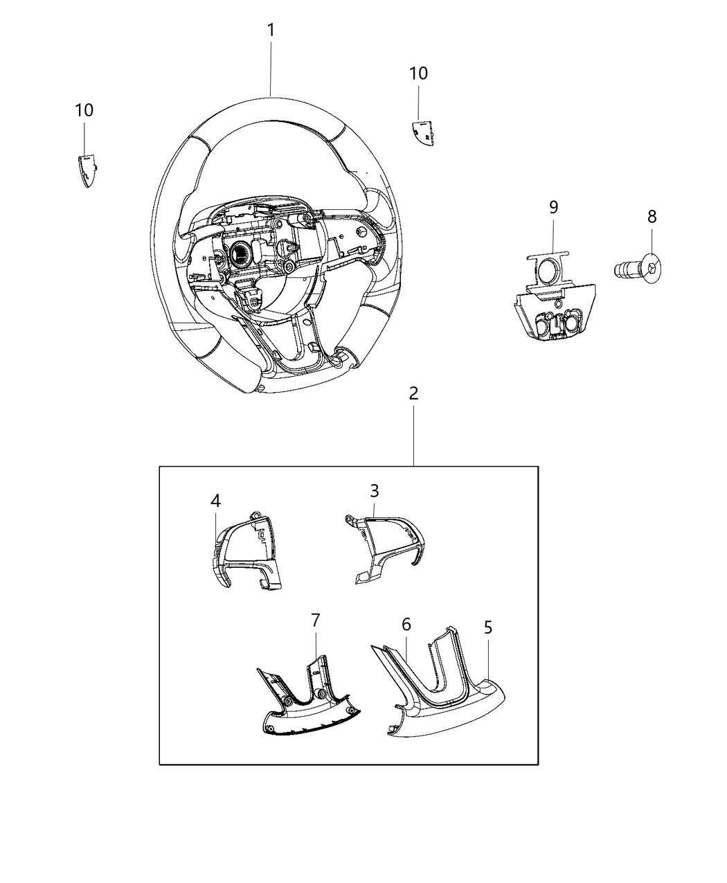 Mopar 6VC76TASAA Cover Assembly