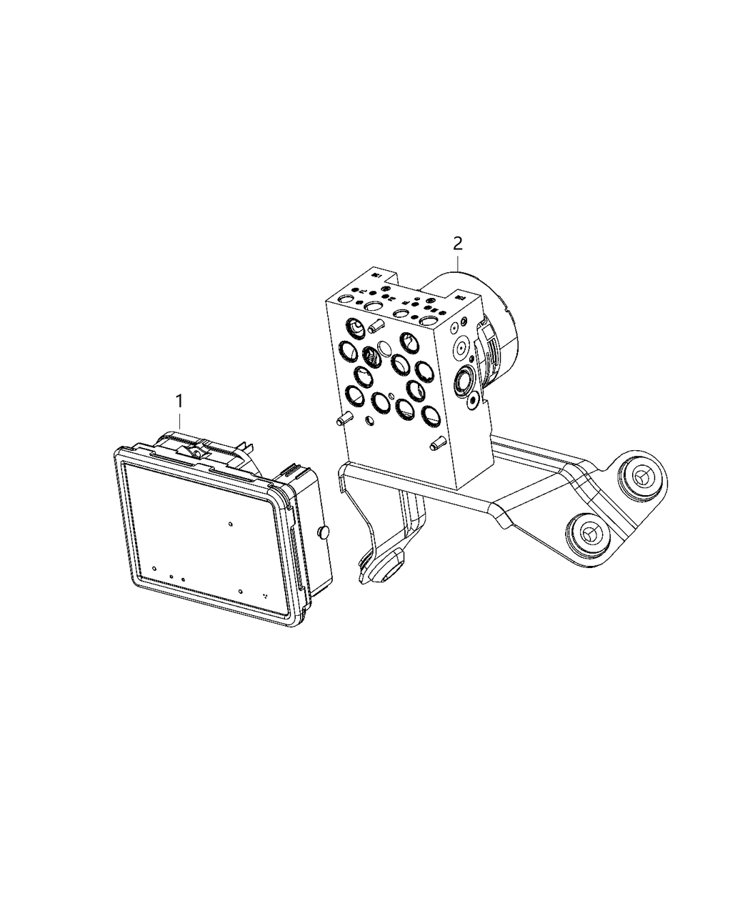 Mopar 68436462AH Module Anti-Lock Brake System