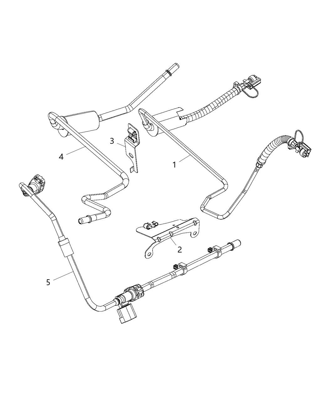 Mopar 5146332AE Tube Fuel Supply