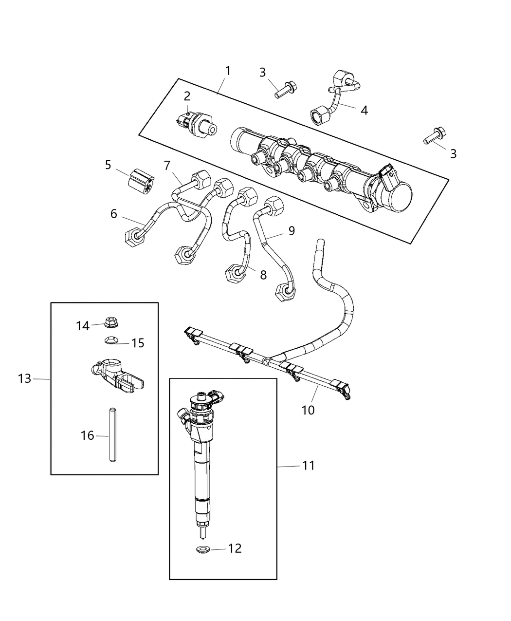 Mopar 68418028AA Injector Fuel