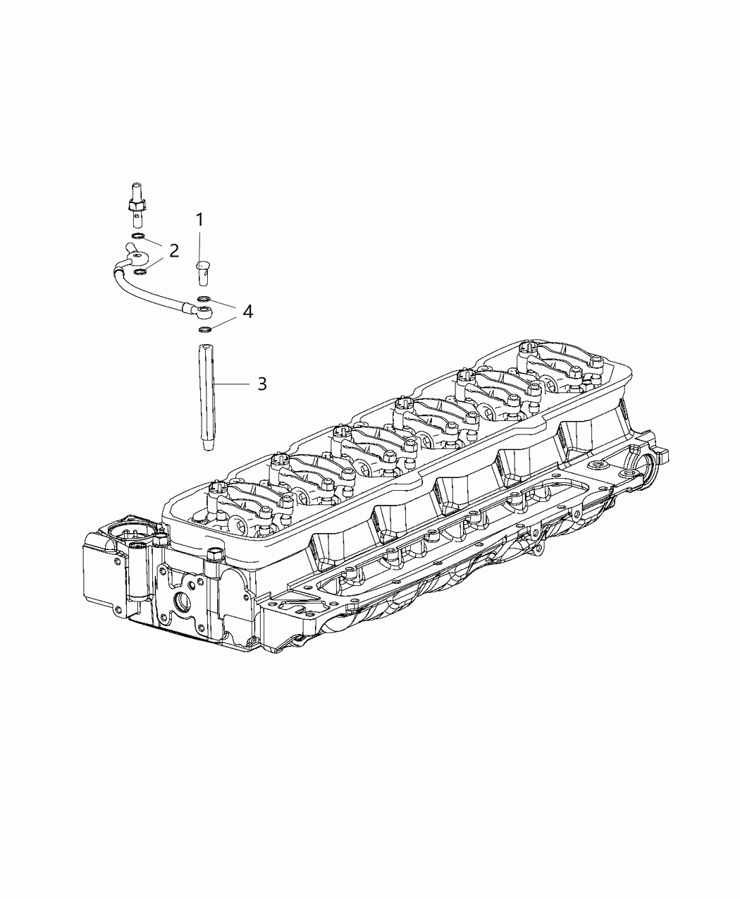 Mopar 68210652AA Tube Water Inlet