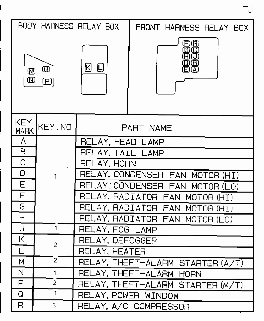 Mopar 4671056 Relay, A.S.D. , (Service Assembly) 1995