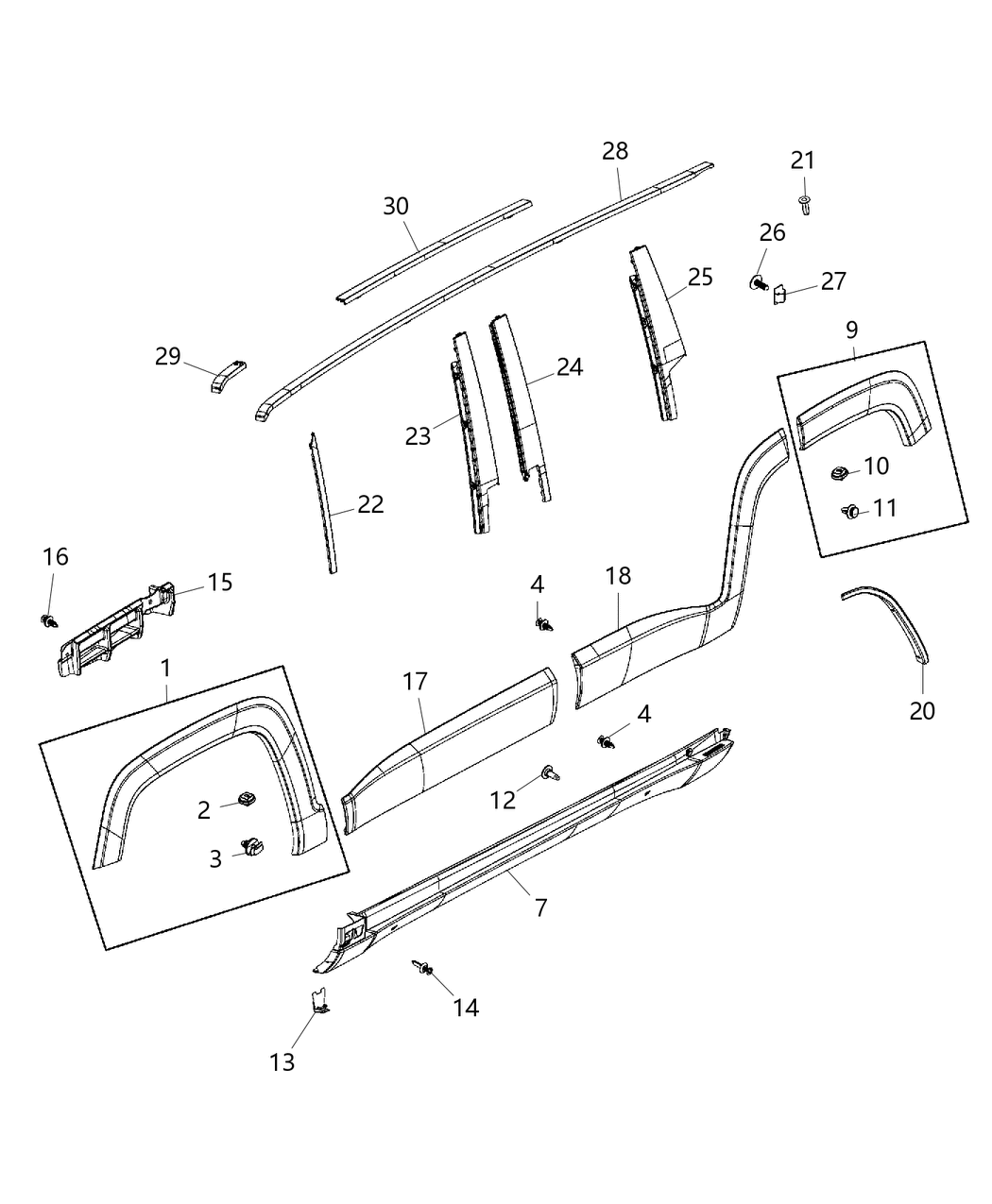 Mopar 68247404AA Baffle Wheelhouse