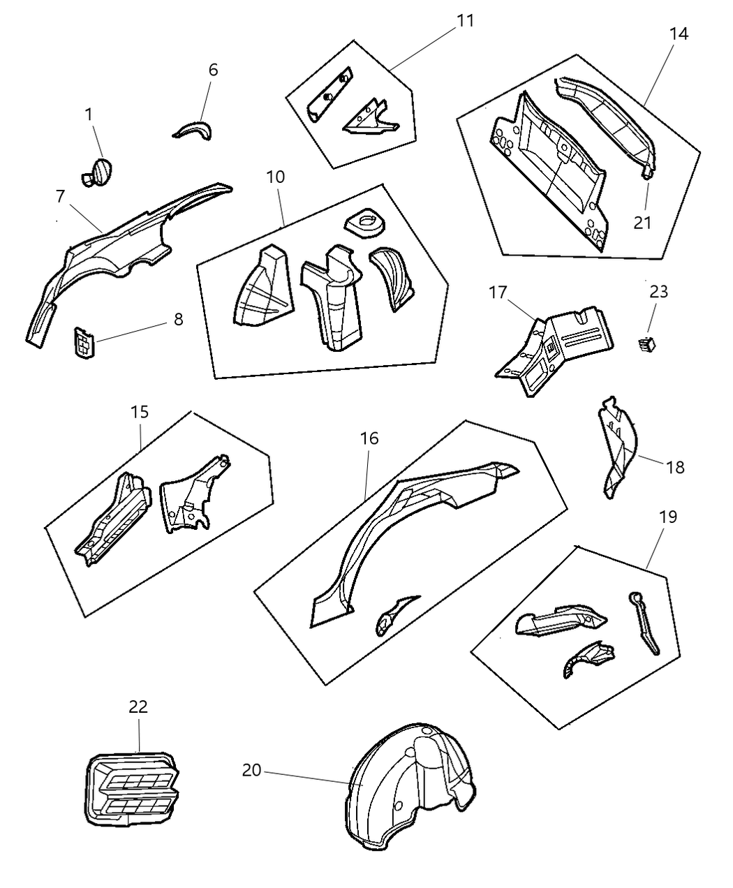 Mopar 4575475AC Housing Fuel Filler