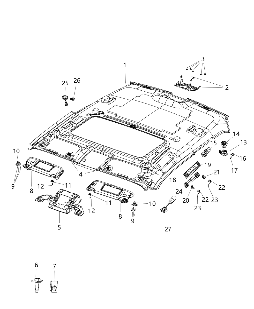 Mopar 5000080AC Coat Hook Bracket
