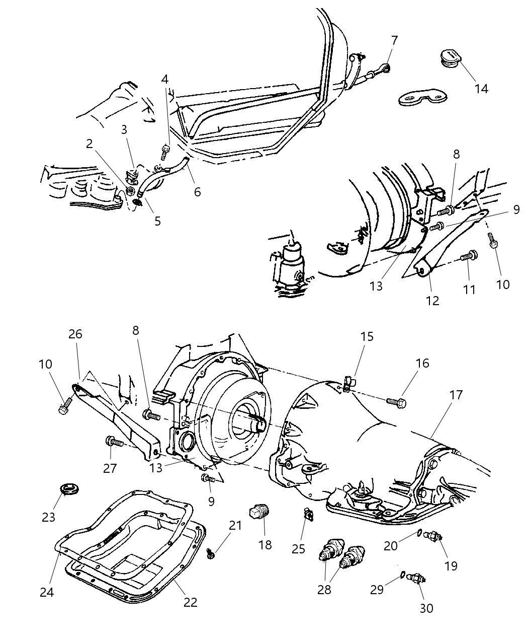 Mopar 4863884AF Extension Housing Seal