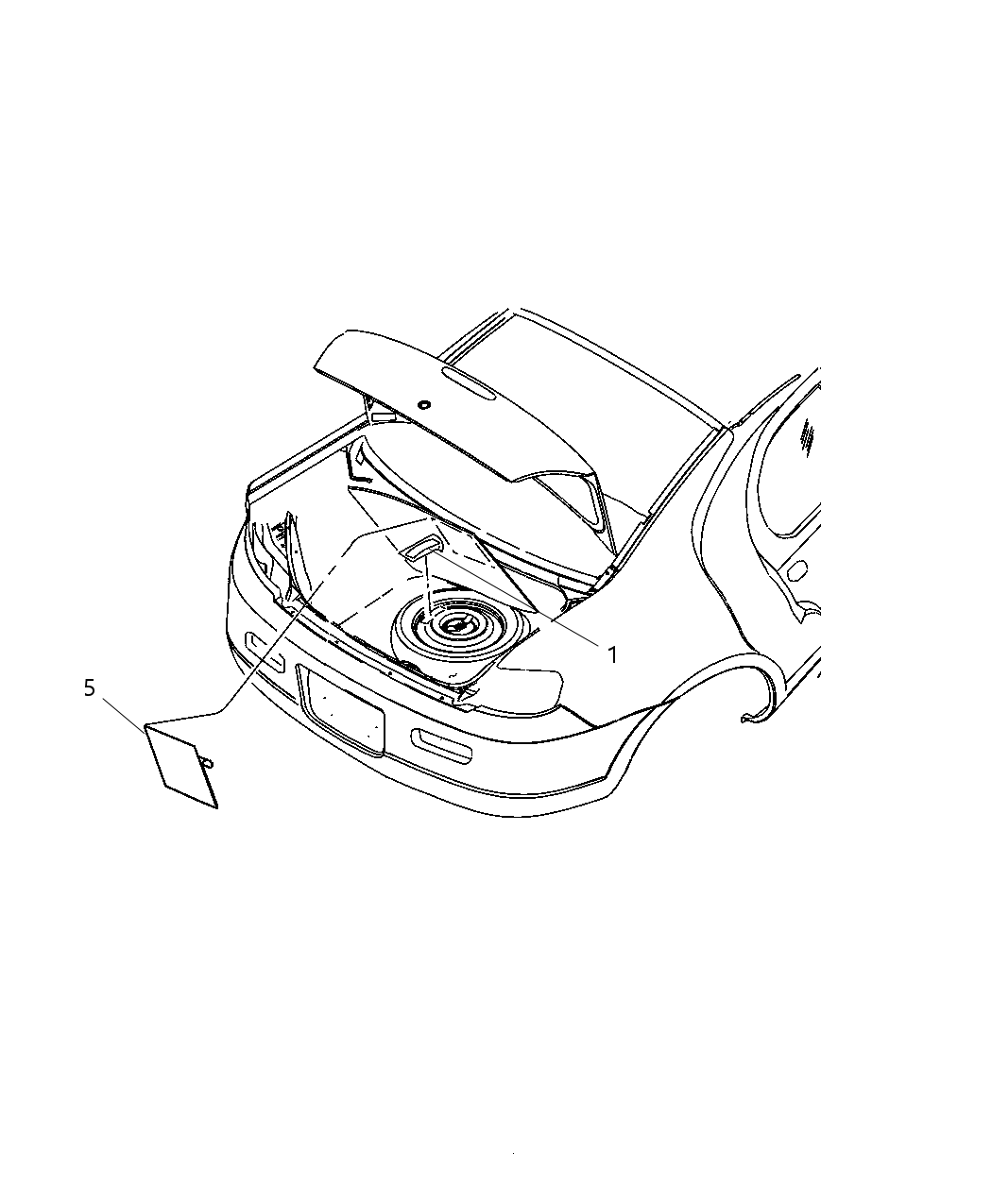 Mopar 4472491AB Label Tire Storage