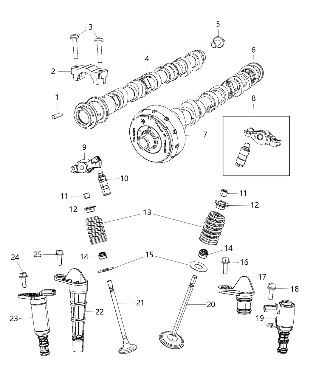 Mopar 68260094AB Plug Solenoid Front