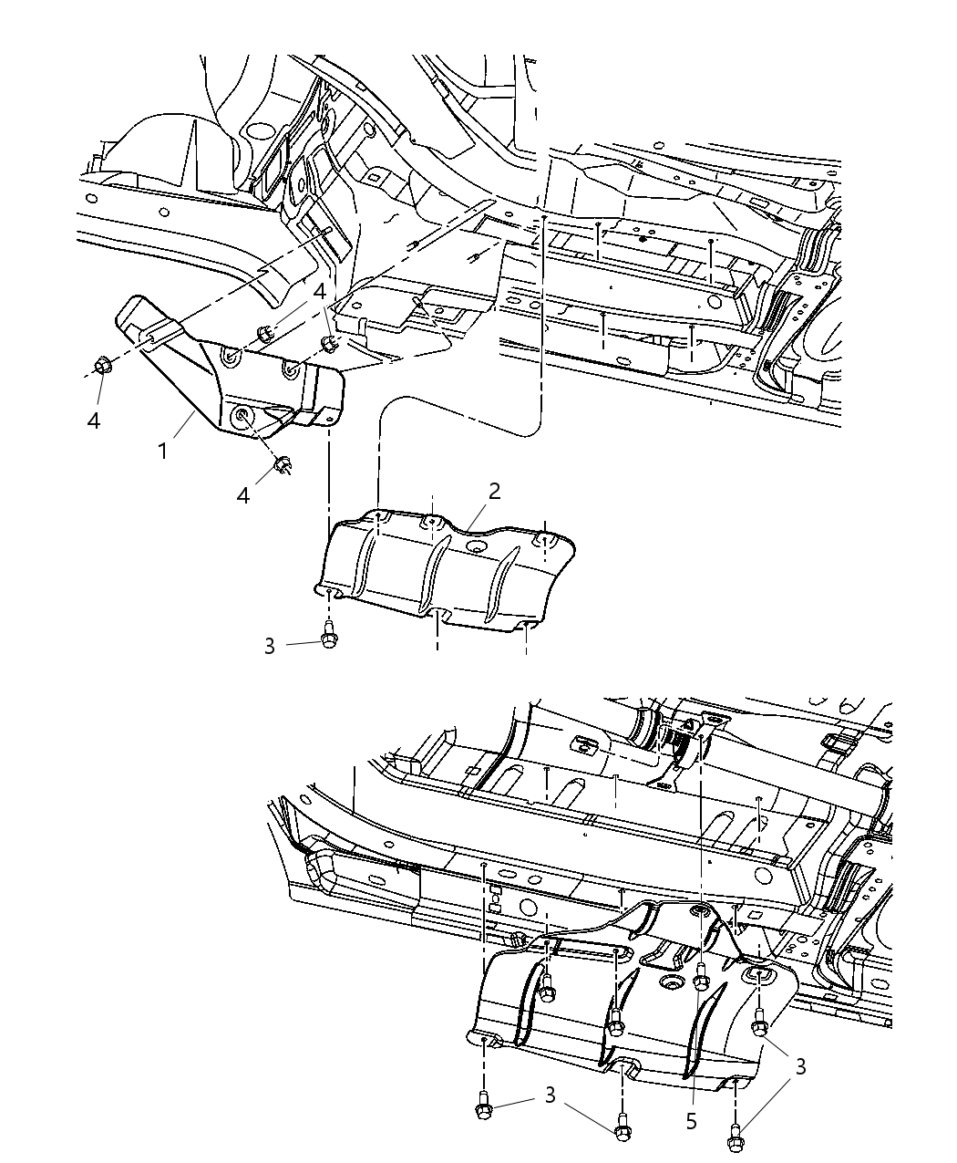 Mopar 4809822AE Shield Heat