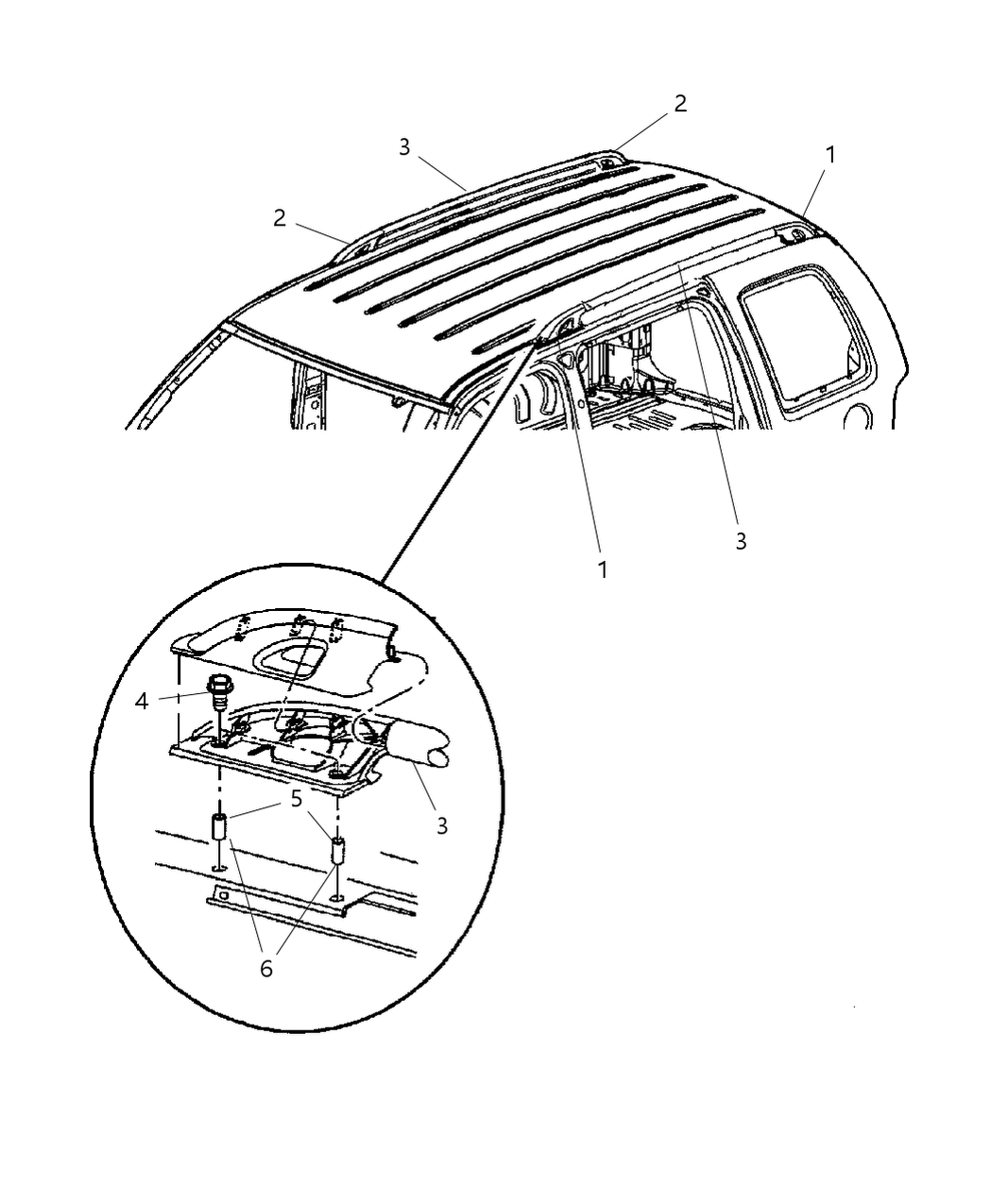 Mopar 55156943AB Cover Luggage Rack
