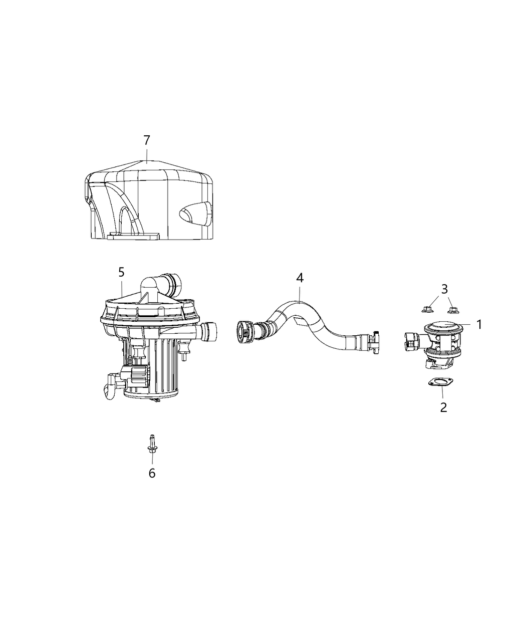 Mopar 4891930AC Pump Air