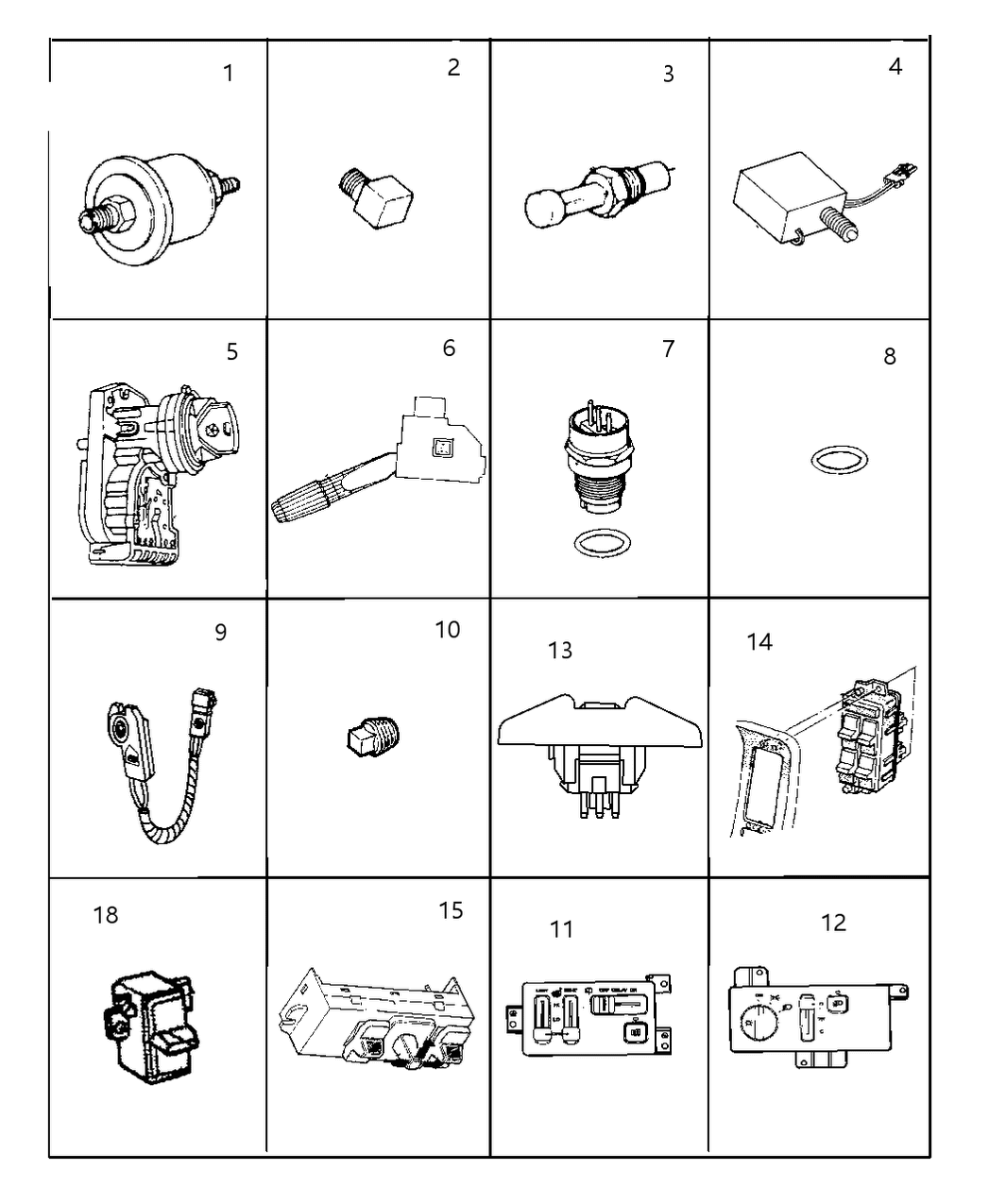 Mopar 56008784AB Switch Disarm