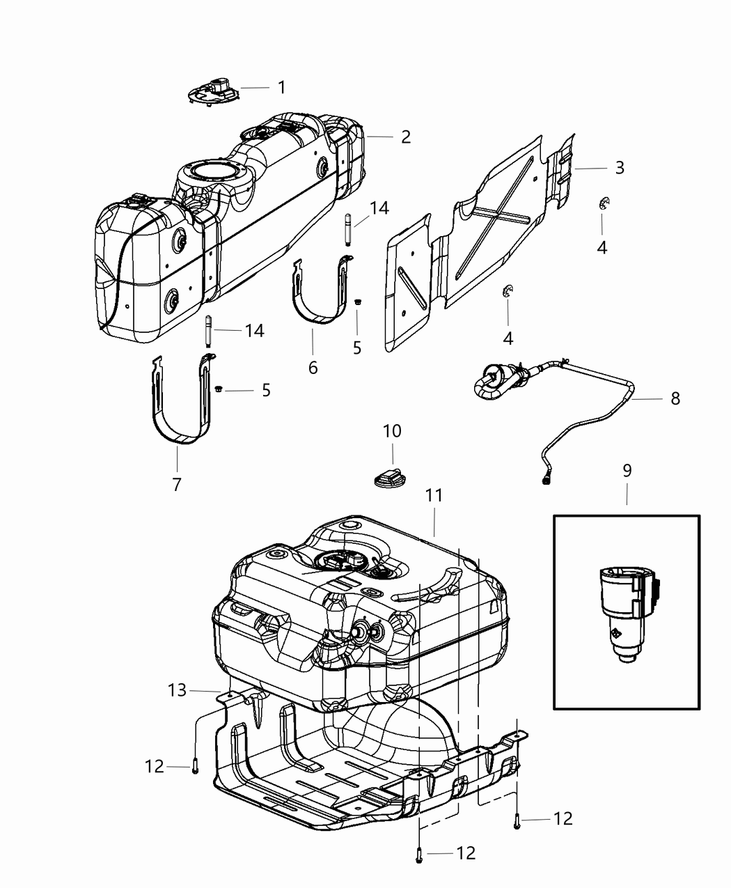 Mopar 5146467AA Tube Fuel Vapor