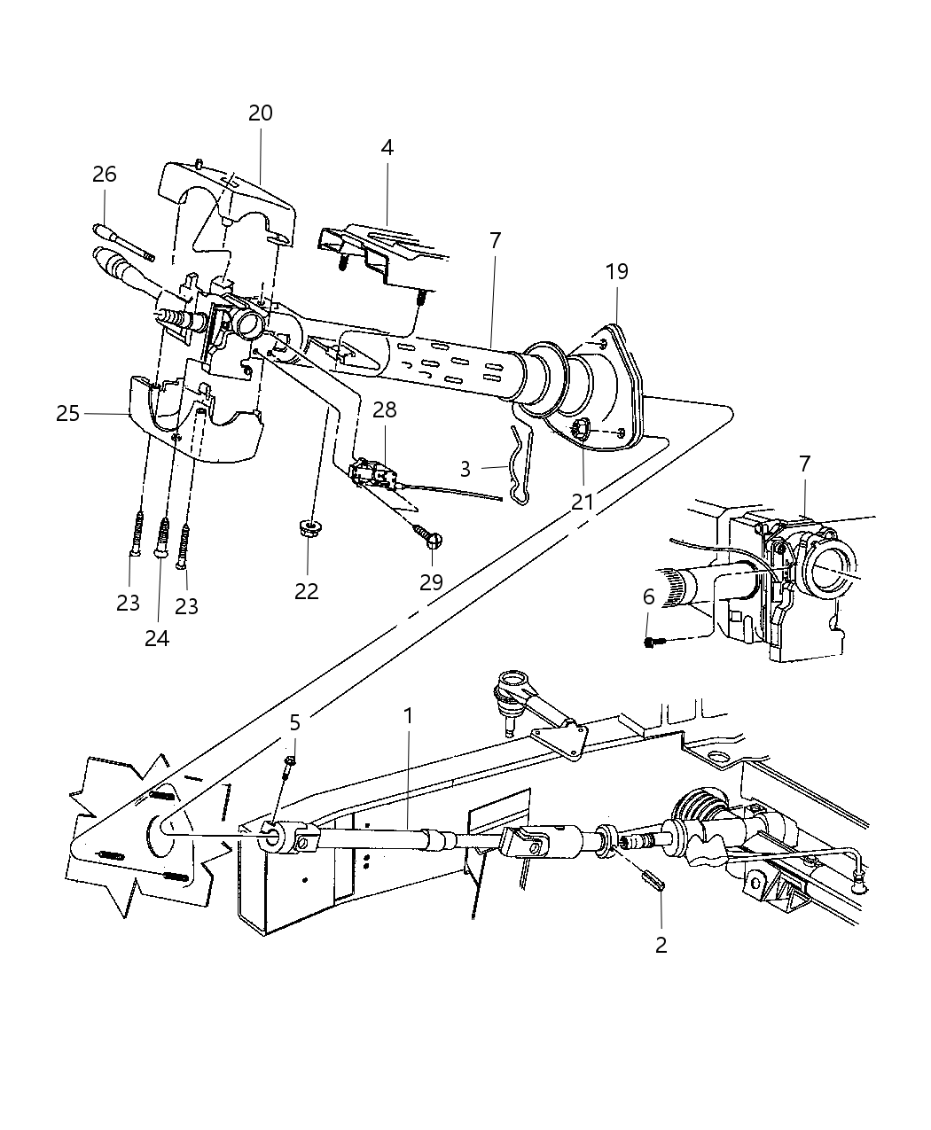 Mopar 52079094AC Seal Steering Column Shaft