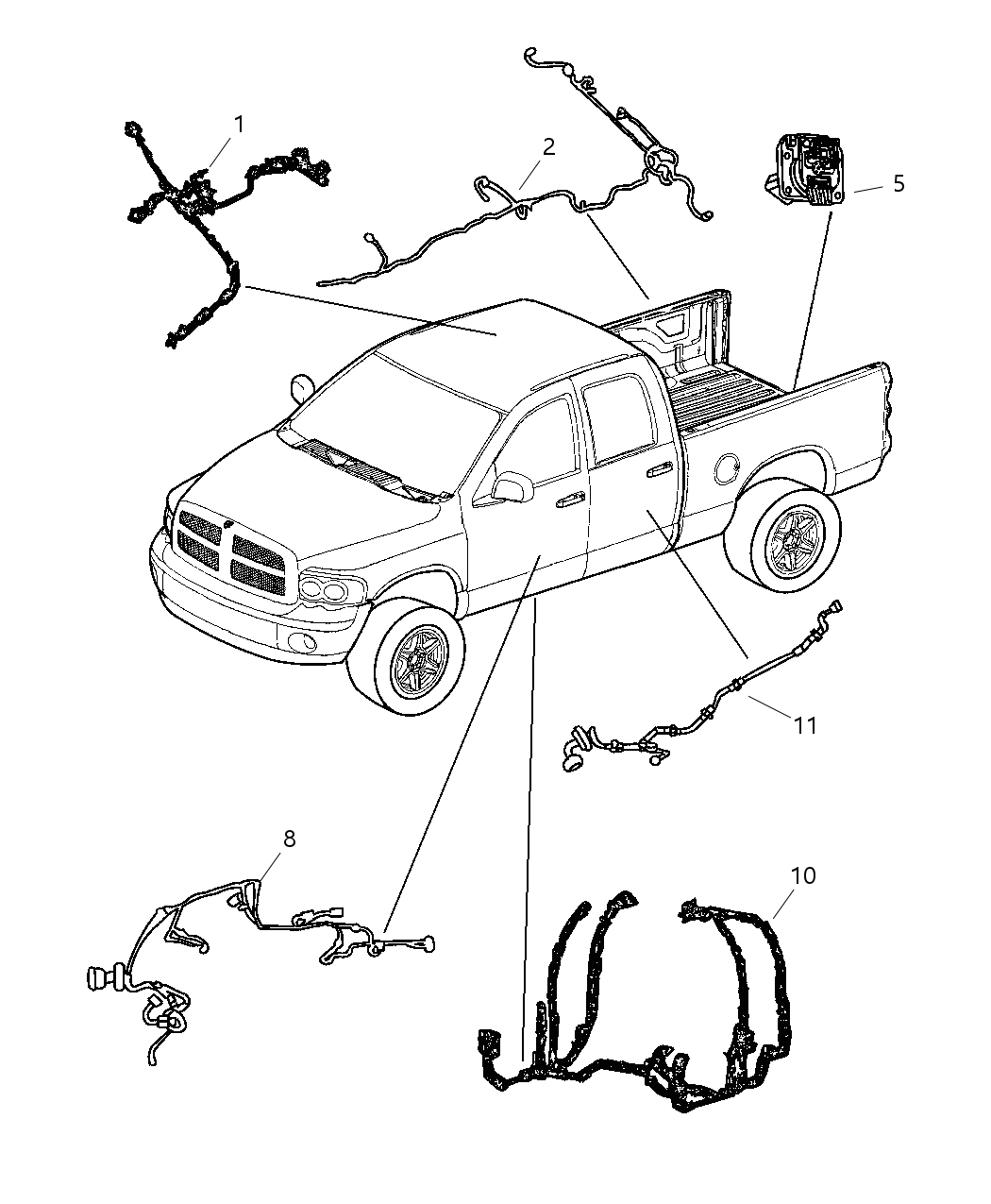 Mopar 56045657AA Wiring Ambient Temperature