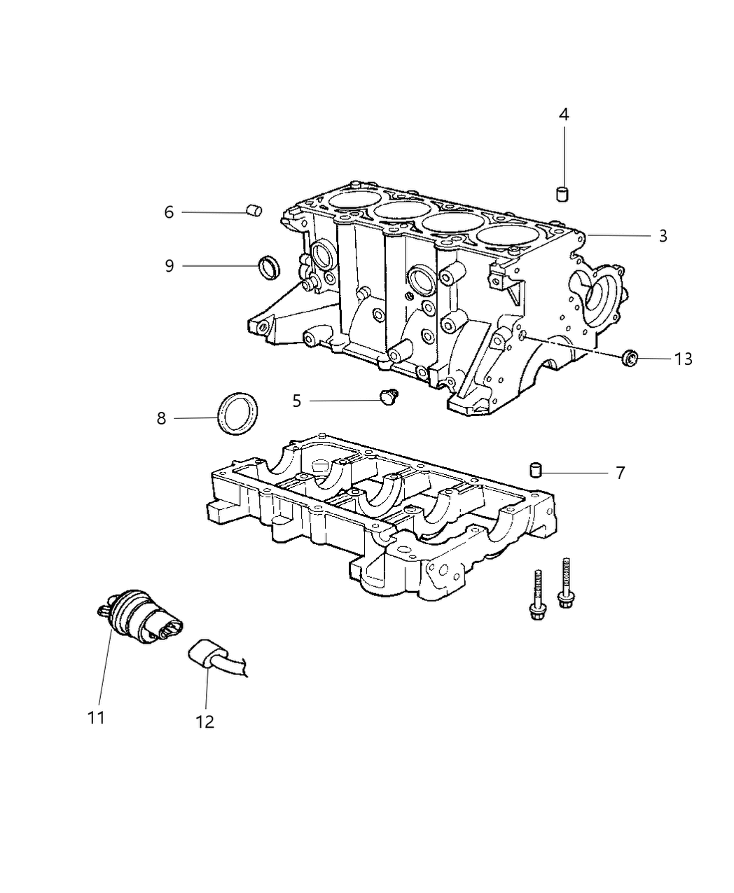 Mopar 5080524AB Block Short