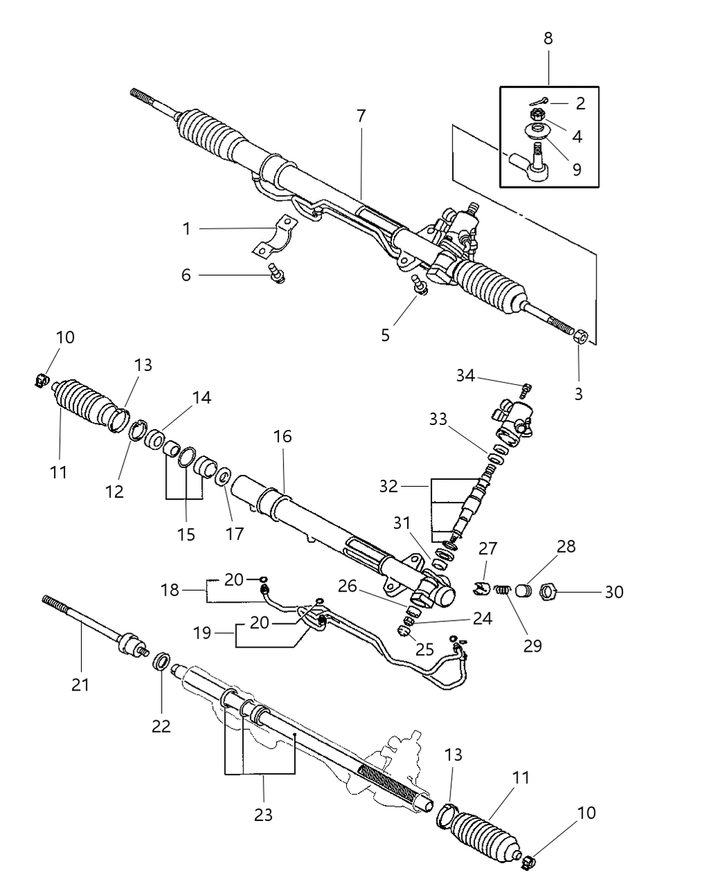 Mopar MR198990 Oil Feed Tube, Driver Side
