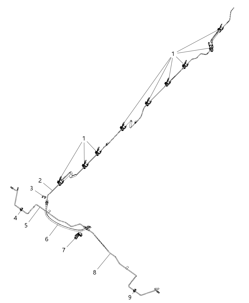 Mopar 52855862AA Clip 4 Way