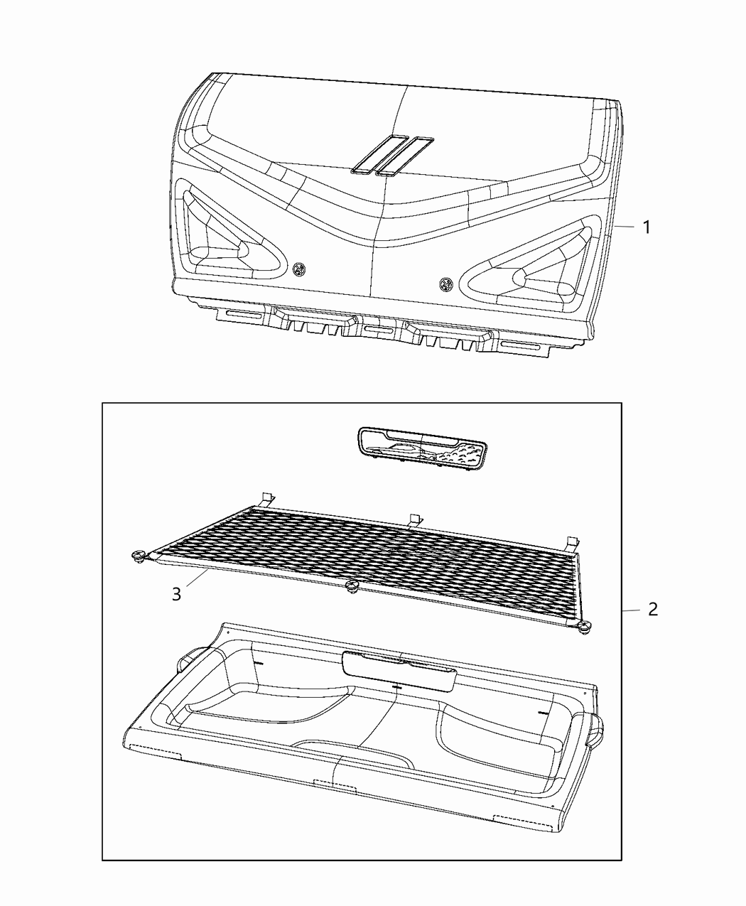 Mopar 6UL16DX9AA Tray Cargo