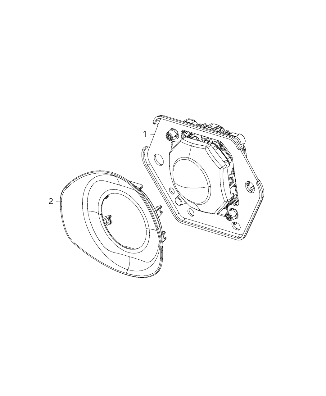 Mopar 68226359AD Sensor And Bracket Adaptive Speed Control Module