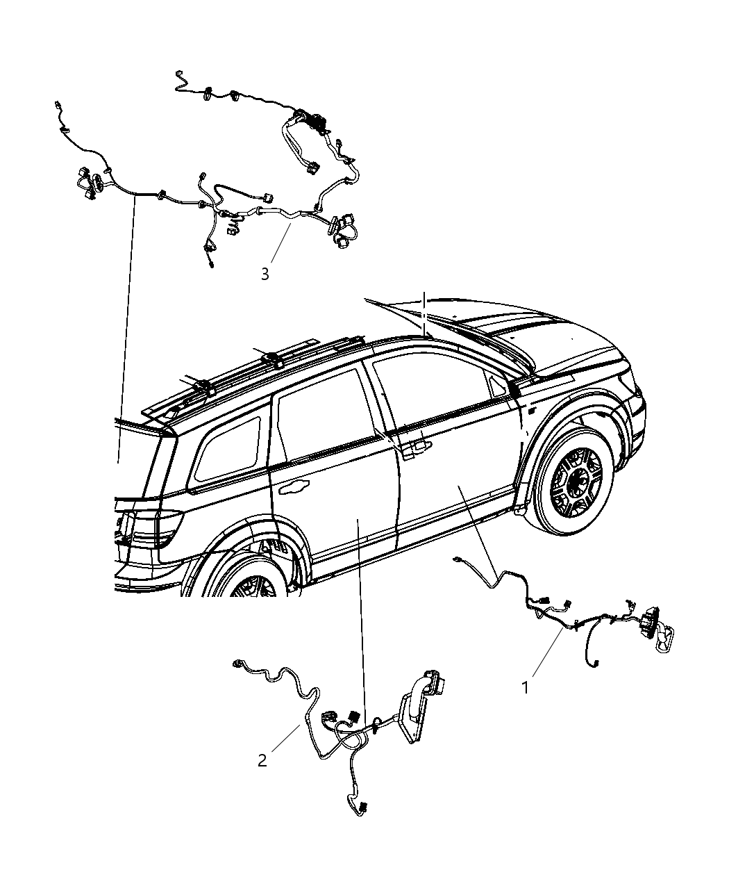 Mopar 68066861AC Wiring Liftgate