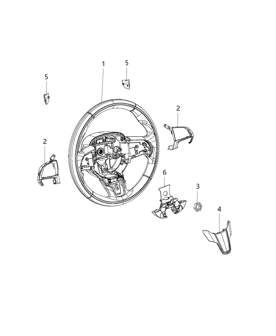 Mopar 5VF141KXAA Wheel Steering