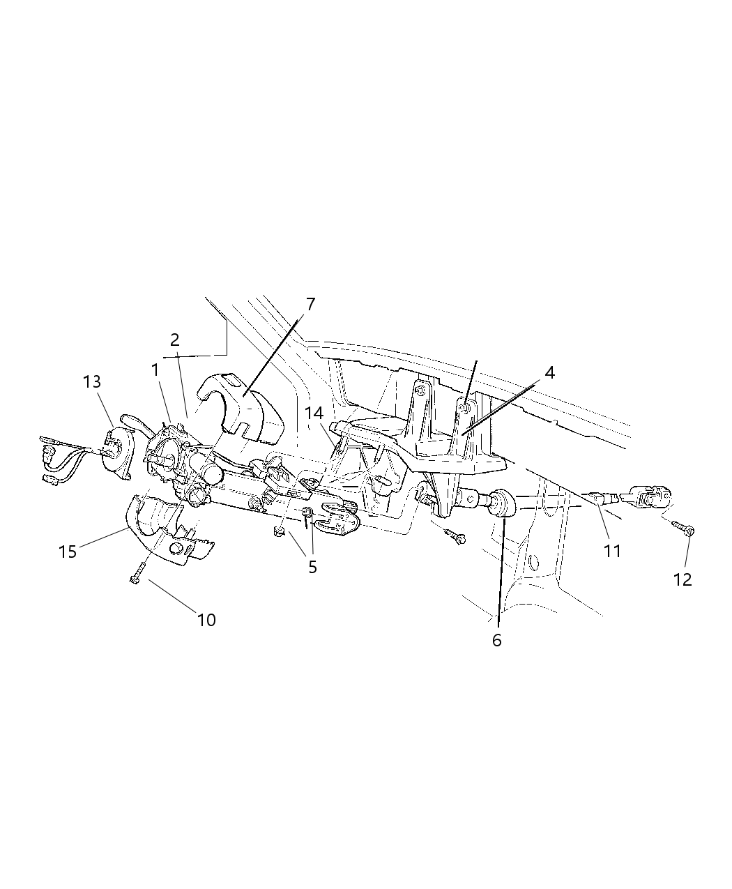 Mopar 4690372AD Lever Tilt Column Release