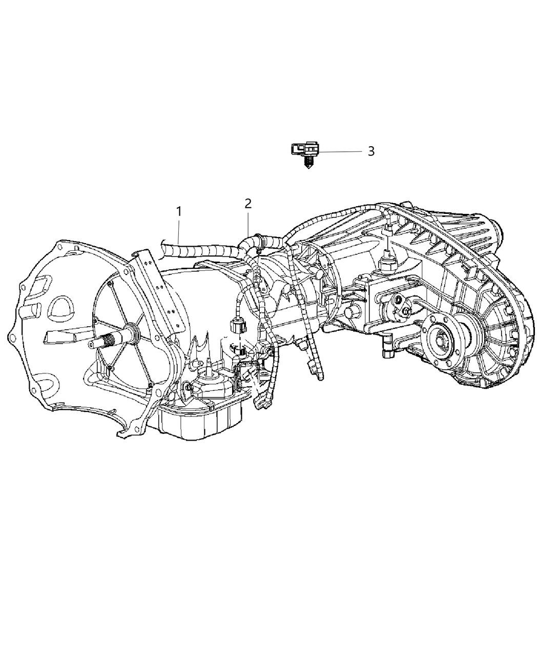 Mopar 68222806AC Wiring Engine And Transmission Includes Engine Wiring