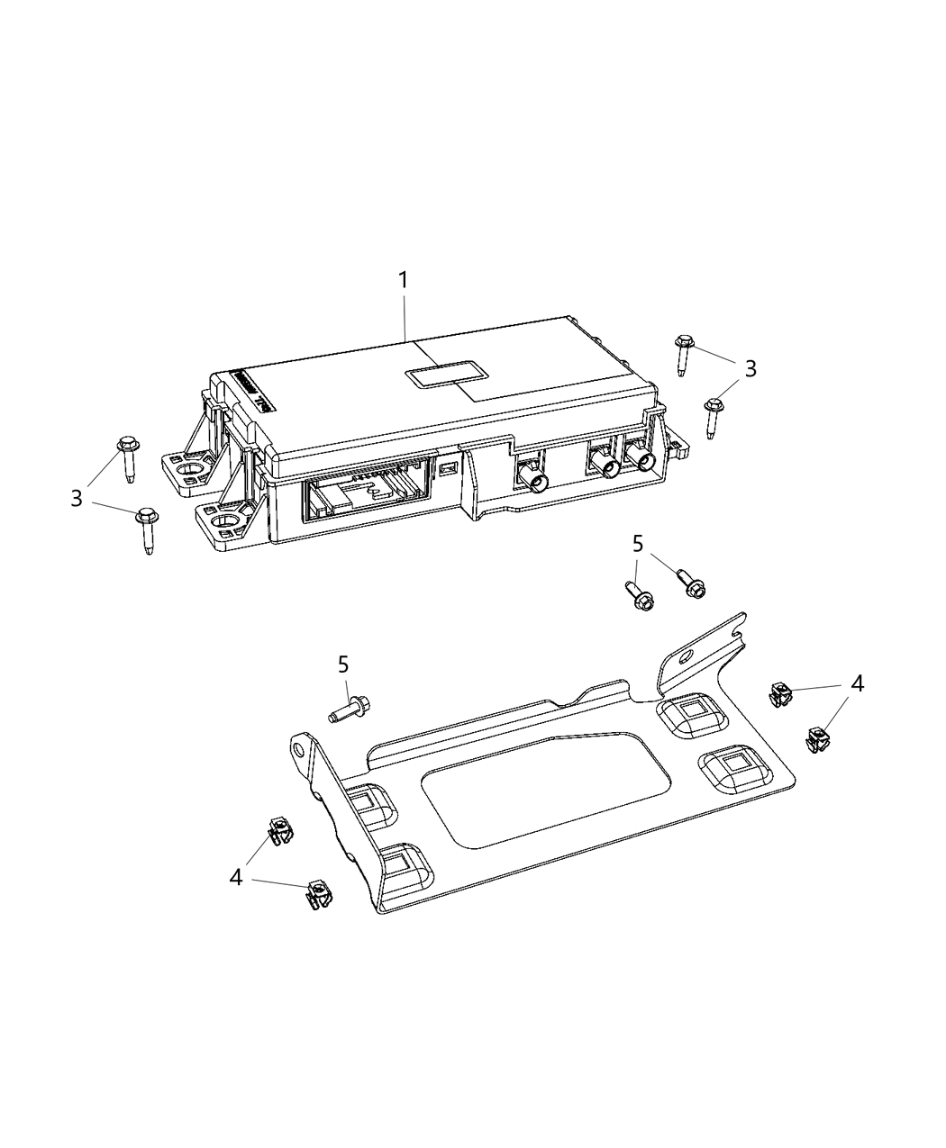 Mopar 68379839AB Module Telematics