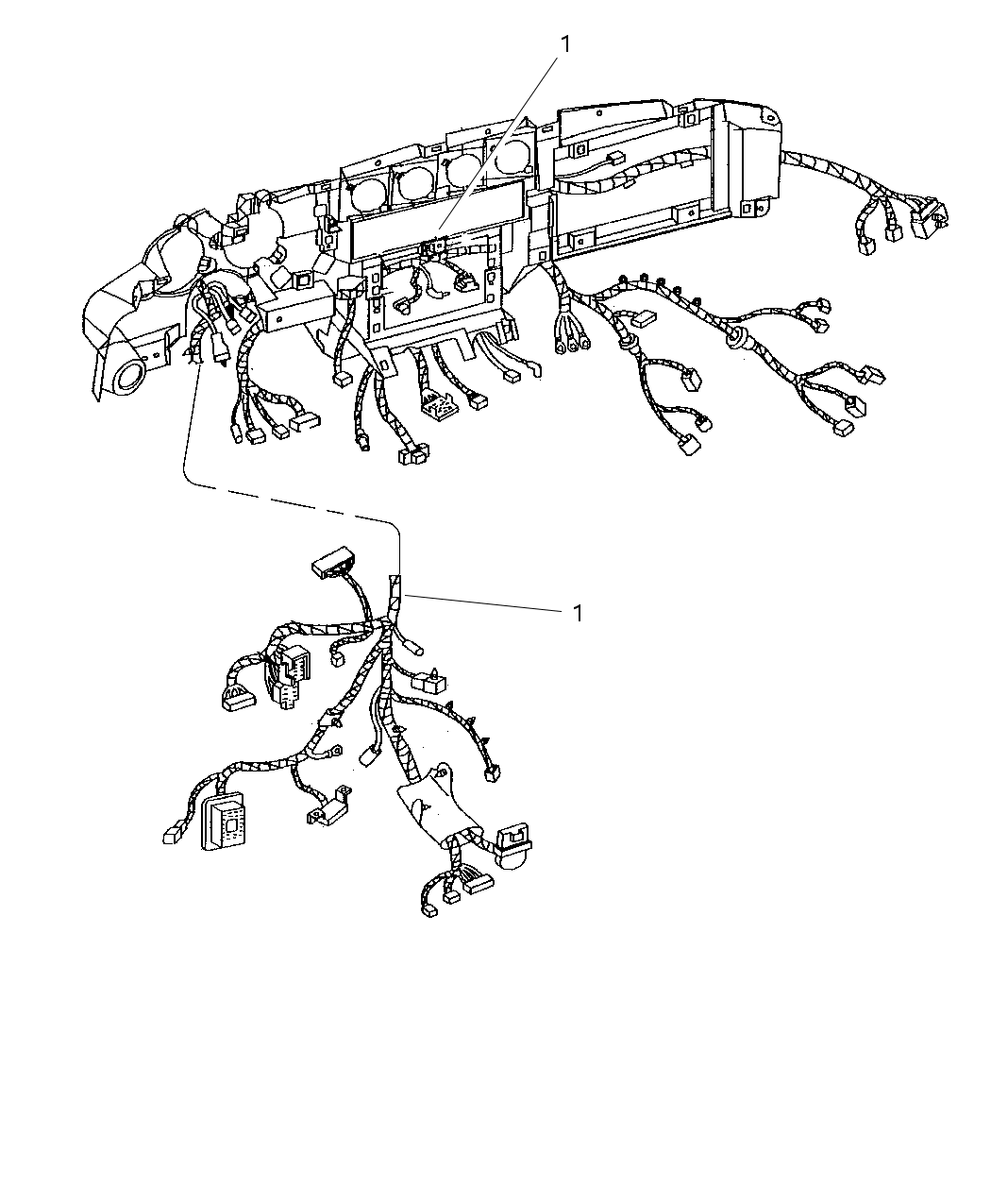 Mopar 4763138AC Wiring Instrument Panel