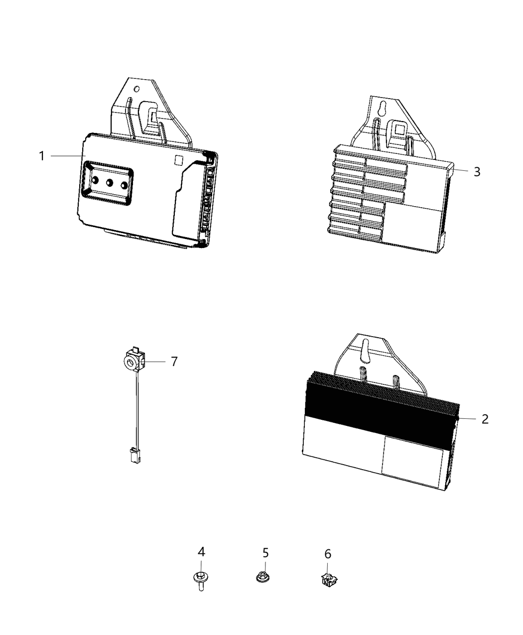 Mopar 68526085AA Amplifier Noise Cancellation