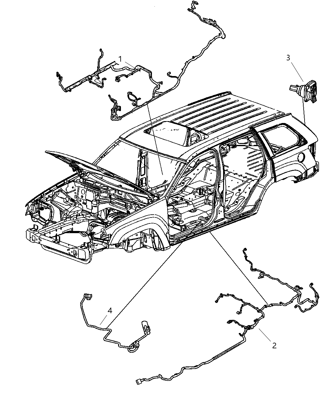 Mopar 4854664AB Wiring Body
