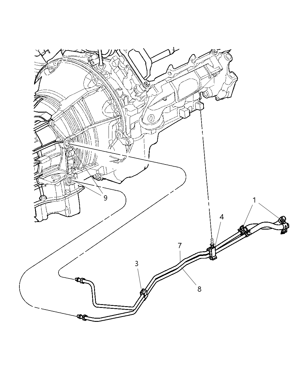 Mopar 52079844AC Tube And Hose Supply